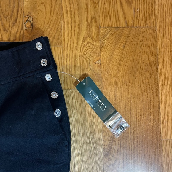 Ralph Lauren cotton black pants size 14 NWT - Picture 2 of 6